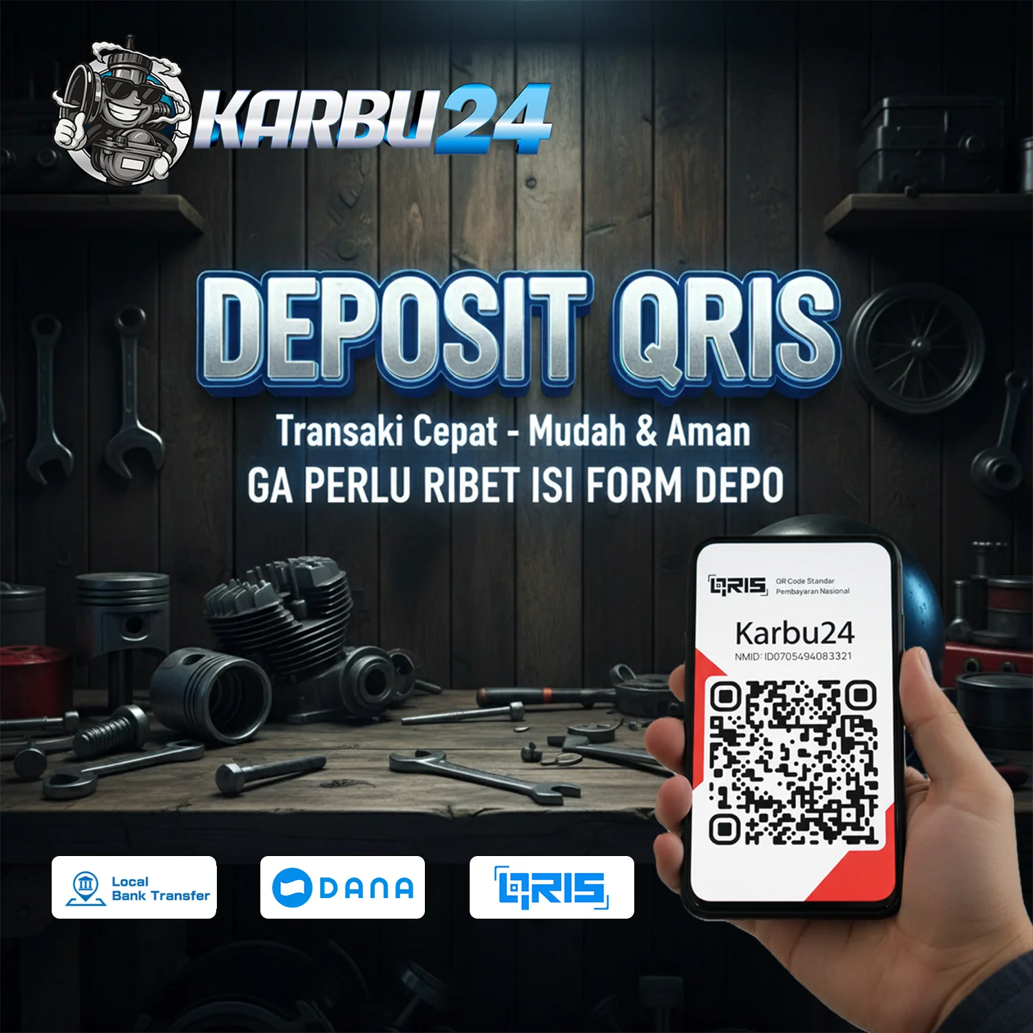 Deposit langsung tanpa ribet pakai QRIS