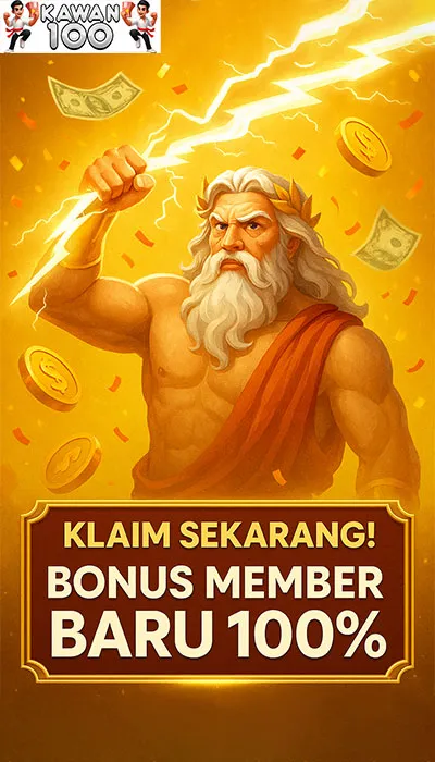 Bonus member baru 100% untuk semua member setia situs kawan100